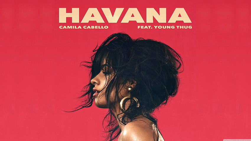 Хавана Камила Кабело ❤ за Ultra TV, червена корица на албума HD тапет