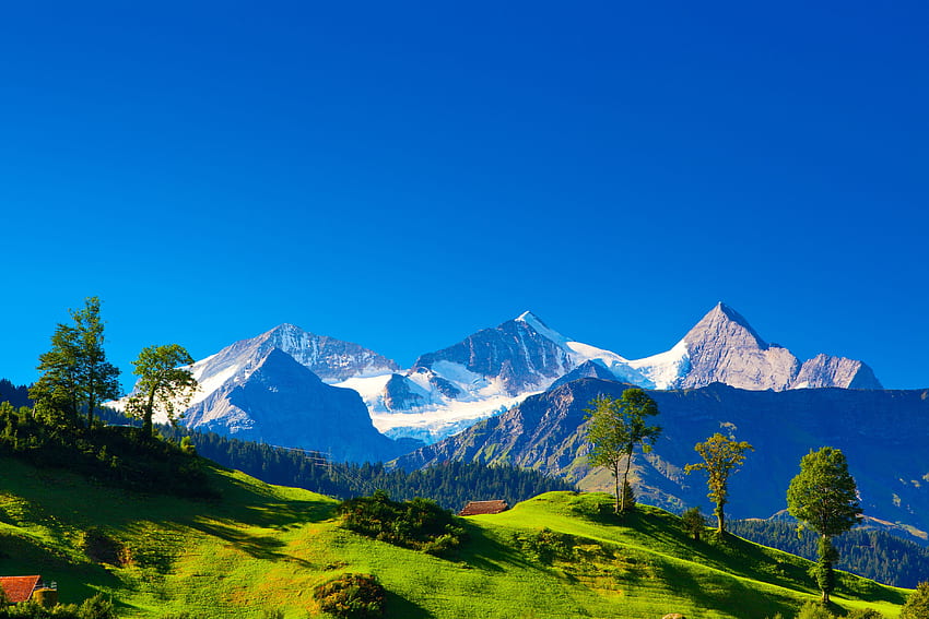 Suisse, Alpes montagnes, Paysage, , Nature Fond d'écran HD