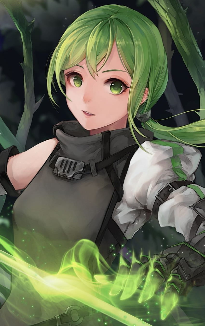 Green Aesthetic Anime Background Wallpapers  Green Wallpapers
