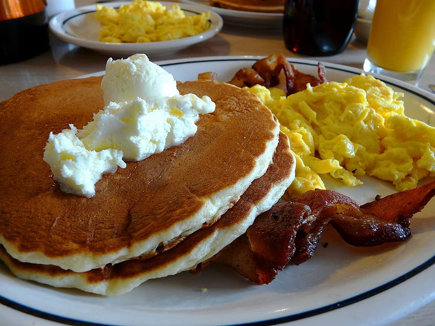 IHOP Pancakes And Bacon , Background , Bacon Pancakes HD wallpaper