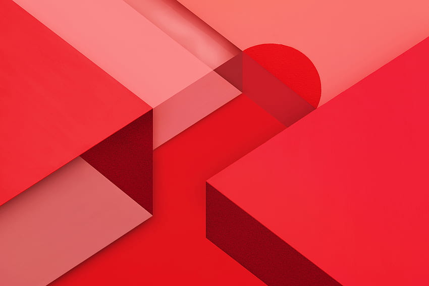 The Art Behind Android Marshmallow's New - Library - Google Design, Art Red HD wallpaper
