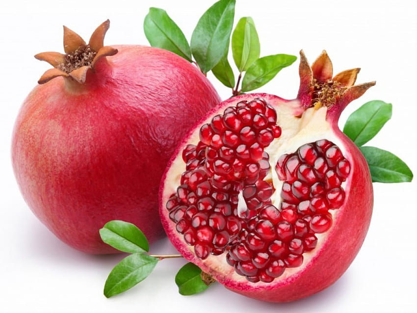 Romã, saudável, vermelho, delicioso, frutas, frutas, comida, agradável papel de parede HD