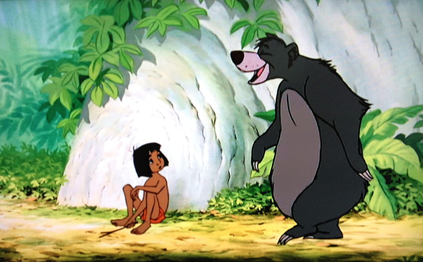 Jungle Book Mowgli ↺ - Jungle Book 1967 Baloo HD wallpaper