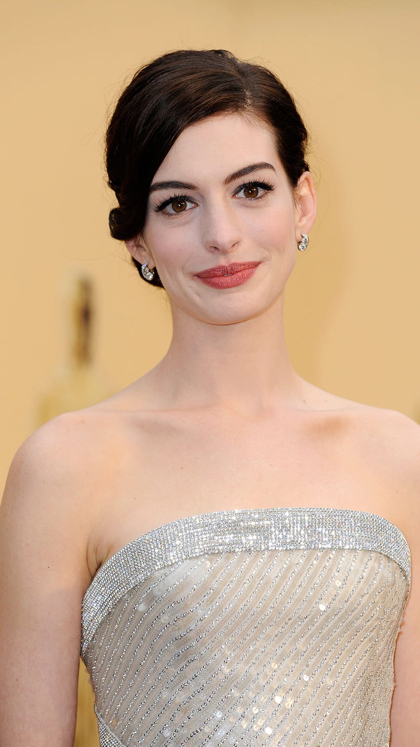 Anne Hathaway, Cudowna Tapeta na telefon HD