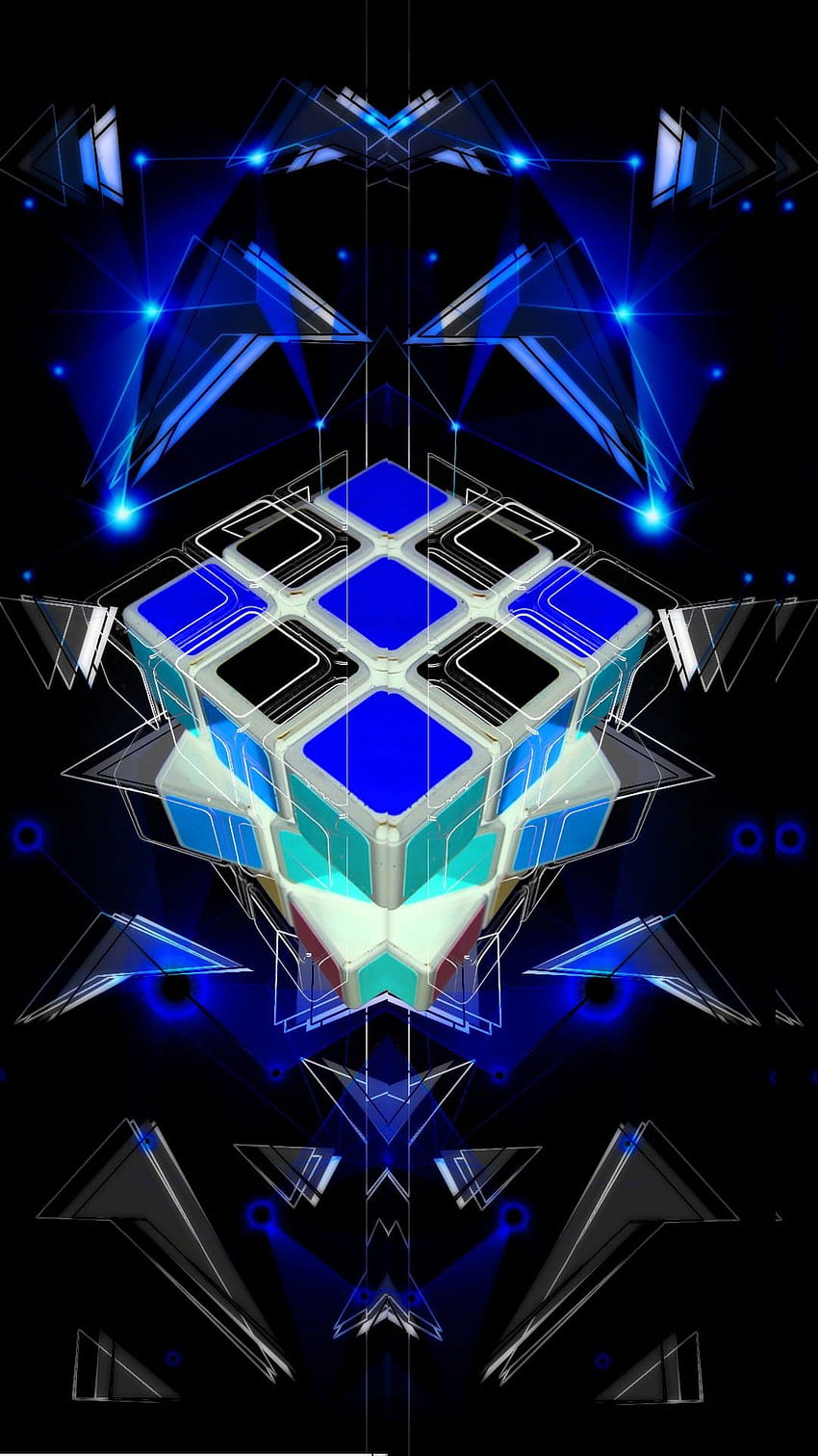 Rubik cube black and blue in 2021. Dark iphone, Rubiks cube, Cool Rubik HD phone wallpaper