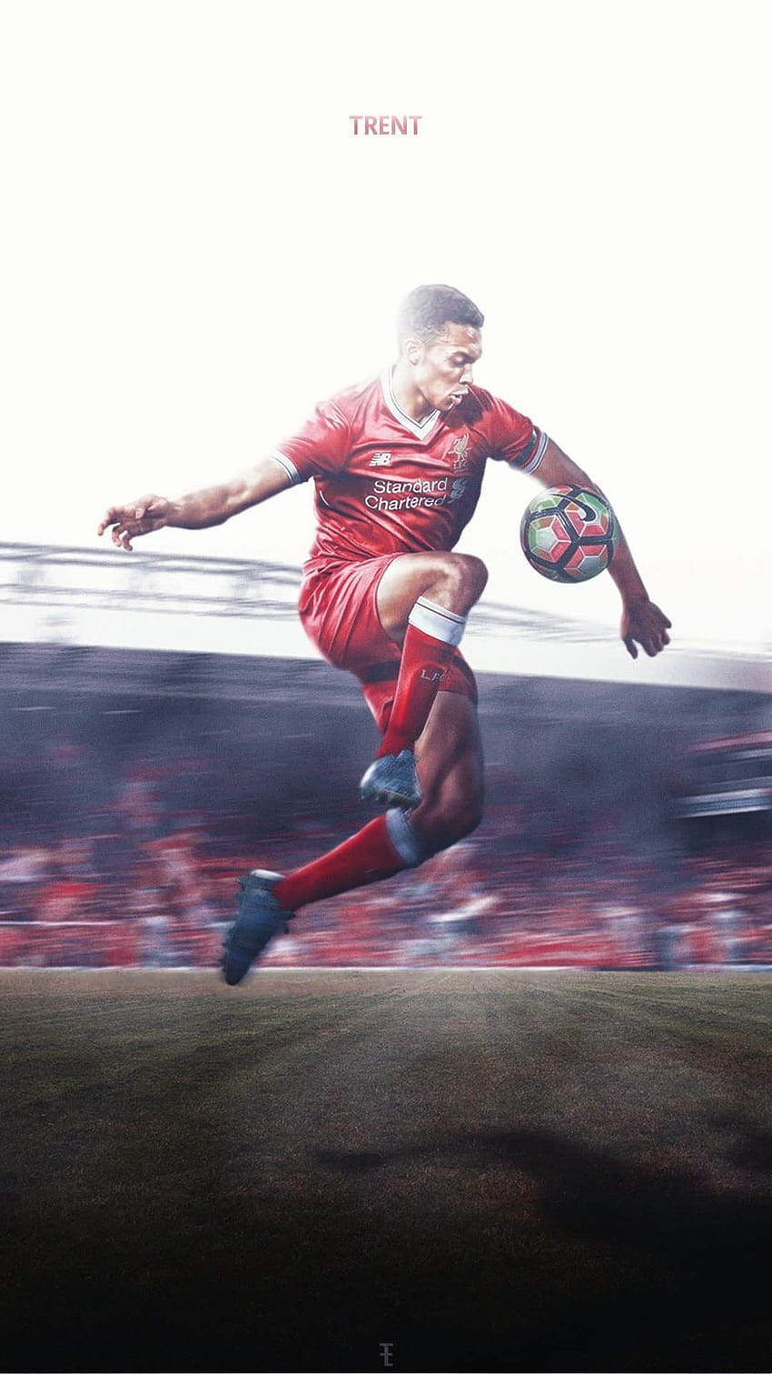 Alexander Arnold Mobile beim FC Liverpool Liverpool Core, Trent Alexander-Arnold HD-Handy-Hintergrundbild