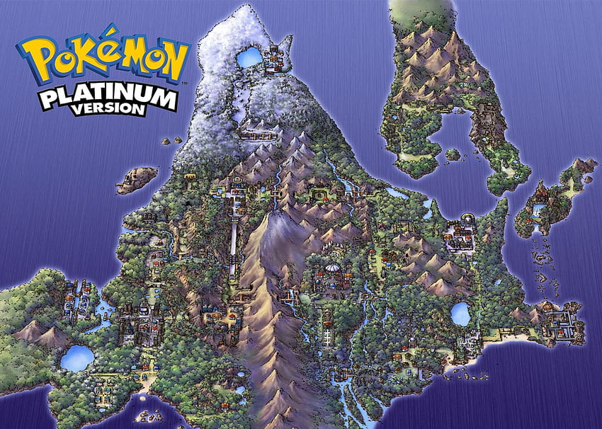 Pokemon Sinnoh Region HD wallpaper