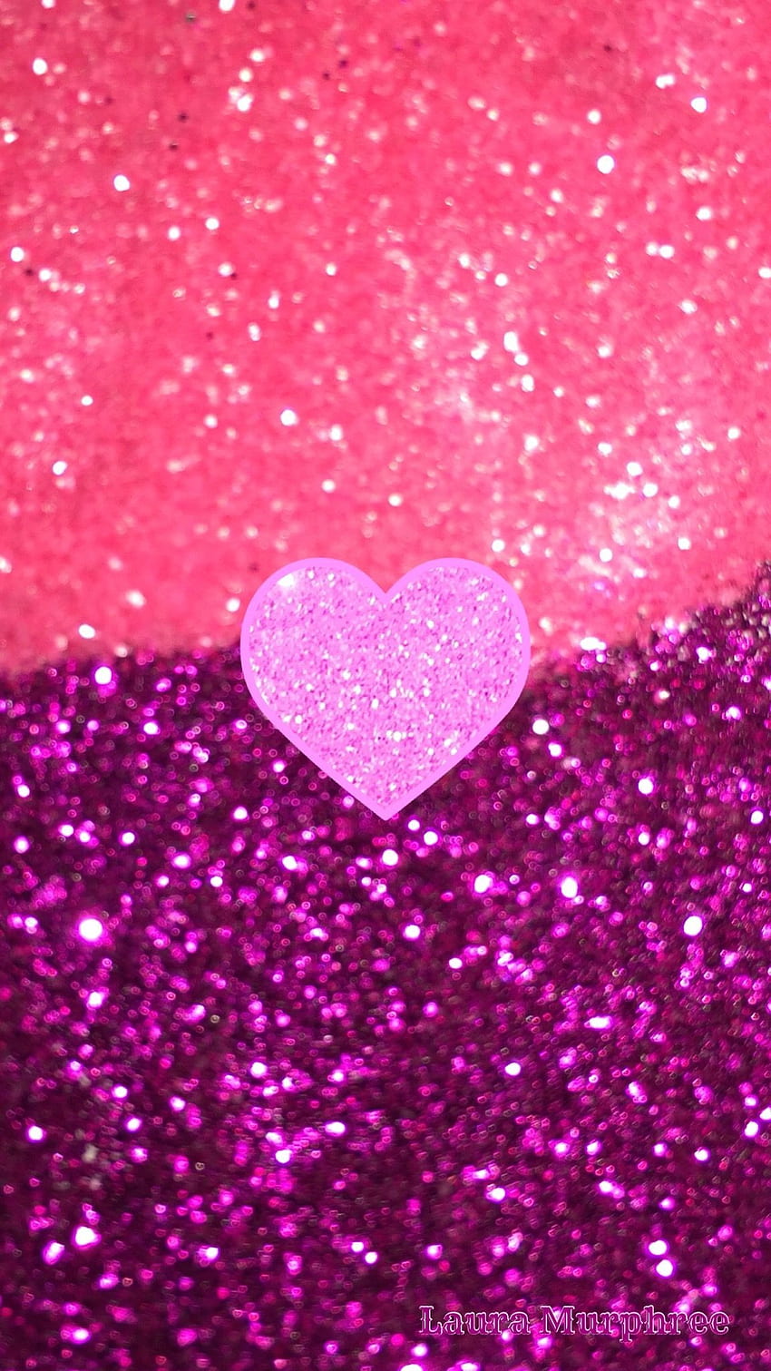 Sparkling heart , pink, glitter, heart, purple, violet - Use HD phone  wallpaper | Pxfuel