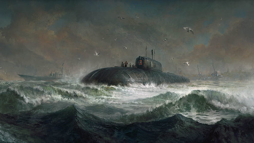 Submarino Kursk fondo de pantalla