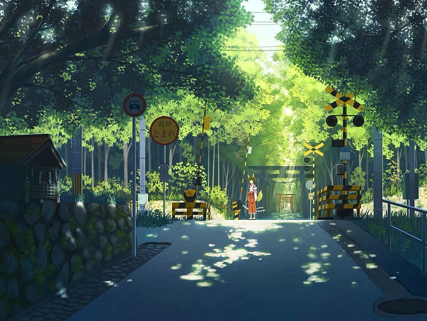 Japanese Anime Scenery. Anime scenery , Anime scenery, Art background, Green Anime Scenery HD wallpaper