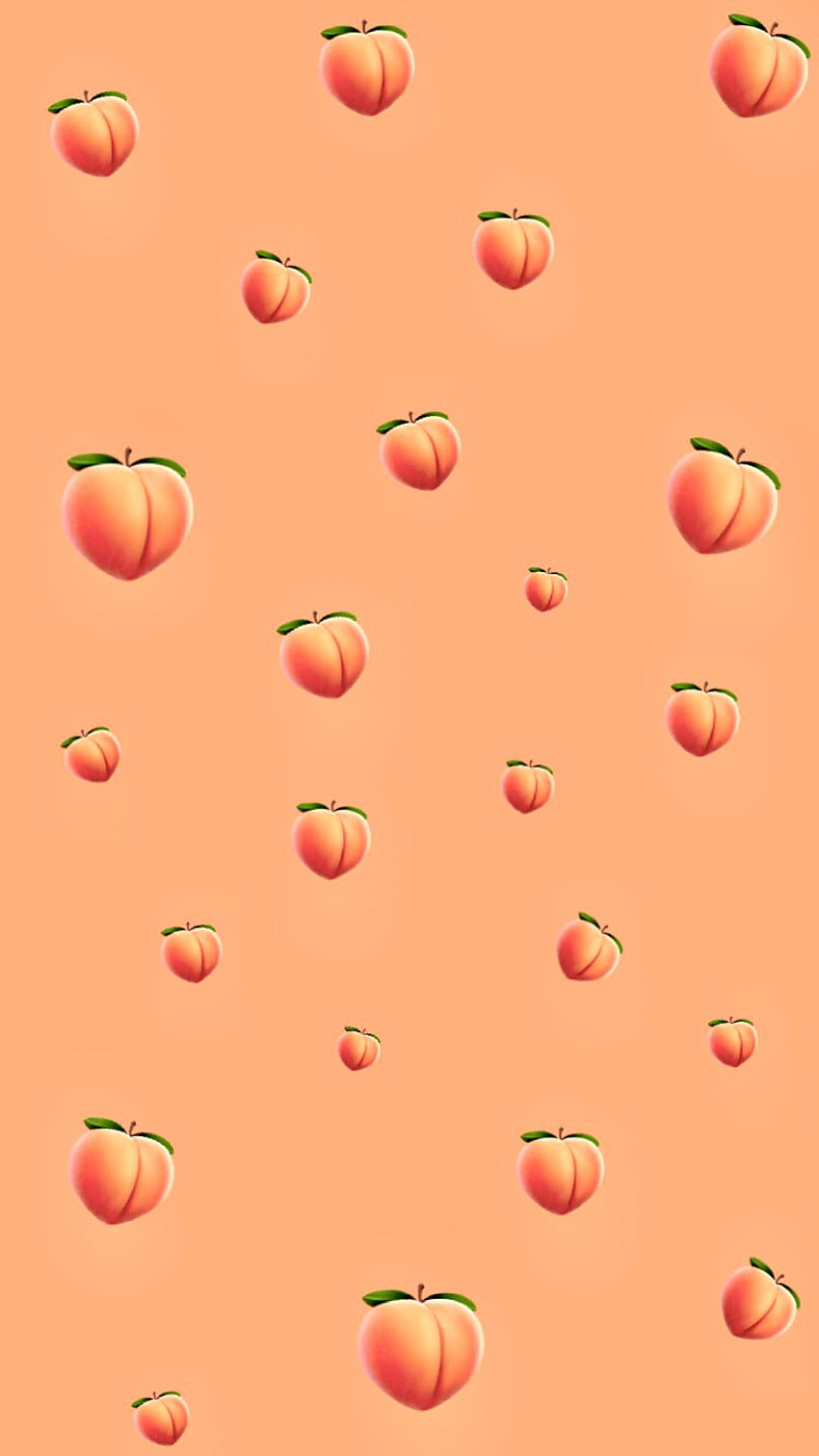 iphone cute, Emoji, Peach Emoji HD電話の壁紙