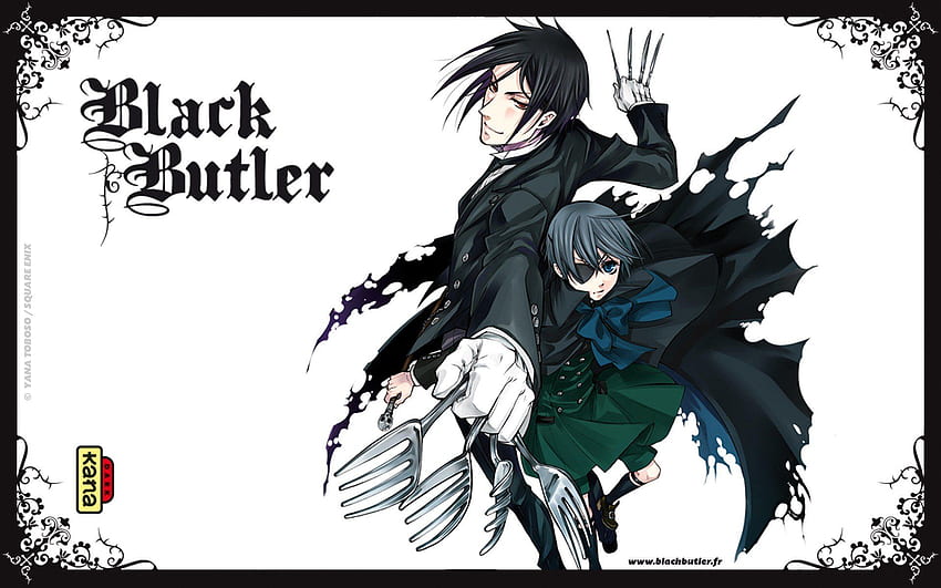 Kuroshitsuji, Black Butler, Michaelis Sebastian, Ciel Phantomhive HD wallpaper