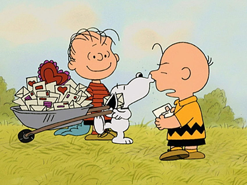 Charlie Brown Snoopy Valentine - w, Snoopy Valentine's Tapeta HD