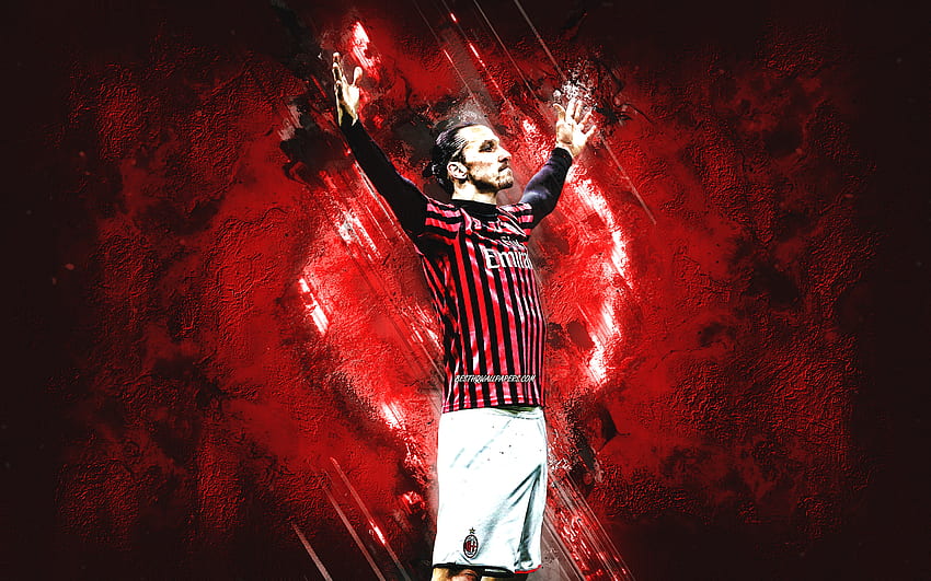Zlatan Ibrahimovic, swedish, ac milan, football, milan HD wallpaper