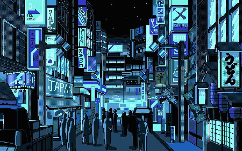 Japanese cartoon city HD wallpapers | Pxfuel
