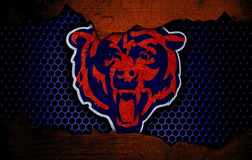 olahraga, logo, NFL, sepak bola Amerika, Chicago Bears untuk , bagian спорт Wallpaper HD