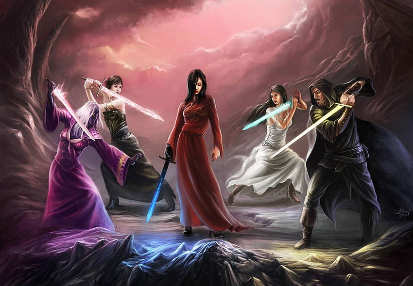 Fantasy - Warrior Woman Samurai Surrounded, Female Samurai HD wallpaper