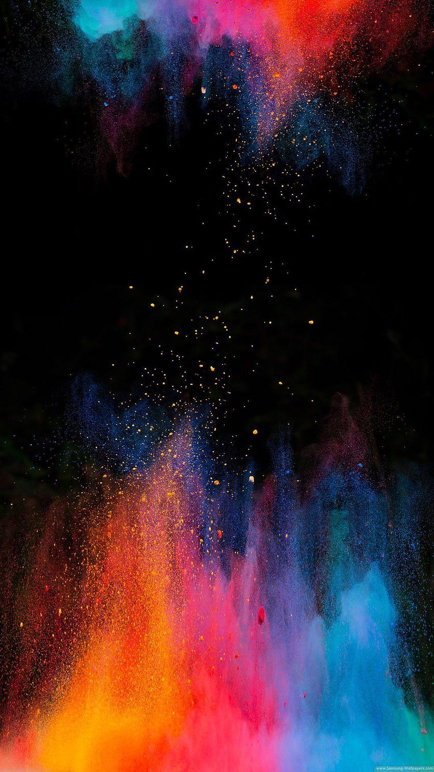 Color Blast, Powder Explosion HD phone wallpaper