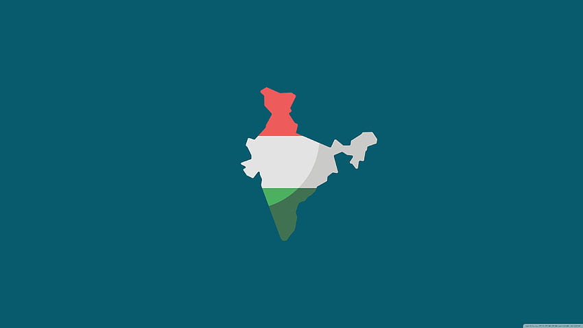 Indian Flag, Indian Minimalist HD wallpaper