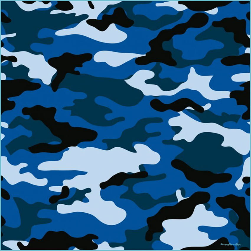 Camo Bleu - Top Camo Bleu Fond - Camouflage Bleu Fond d'écran de téléphone HD