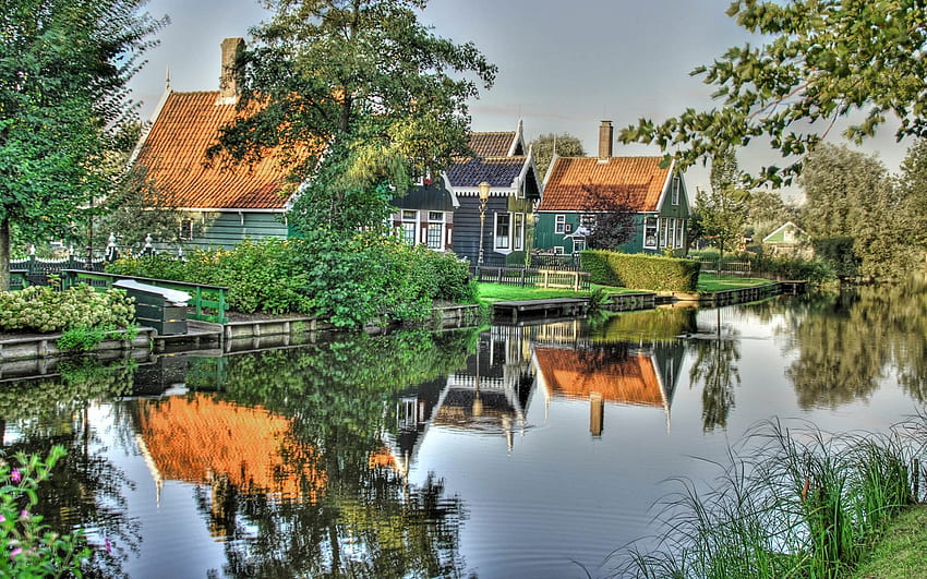 The Nederlands, landscape, nederland, water HD wallpaper