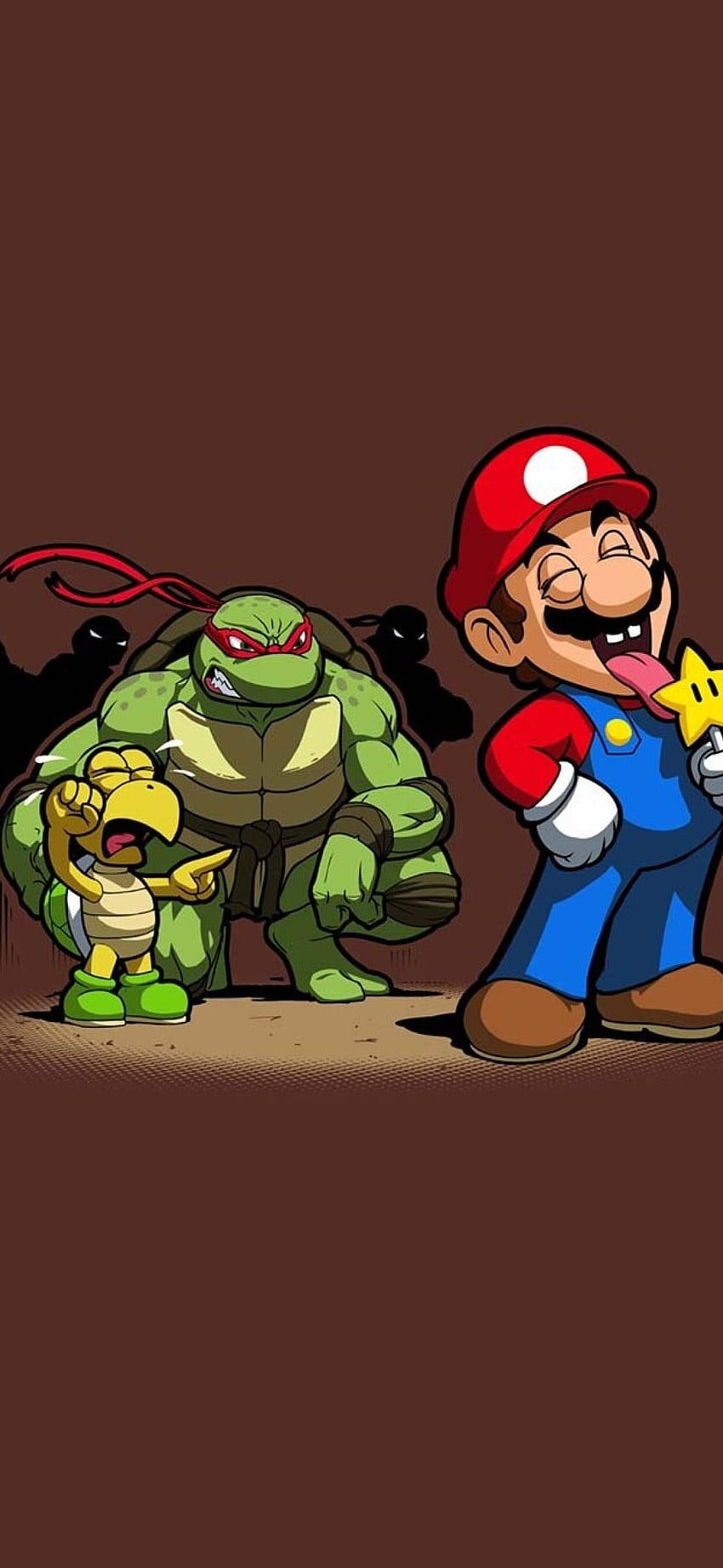 Super Mario and Teenage Mutan Ninja Turtles iPhone XS, 1125X2436 Turtle HD phone wallpaper