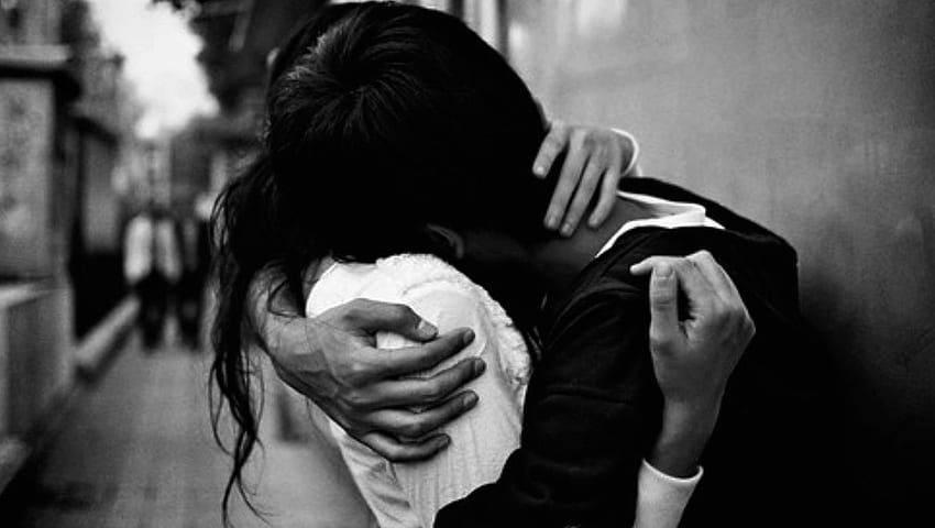 Fღrever, emotion, graphy, feelings, touch, embrace, black and white, couple, happy, happiness, care, joyful, loving, feeling, caring, man, beautiful, special, emotions, woman, hop, hug, love, joy, forever HD wallpaper