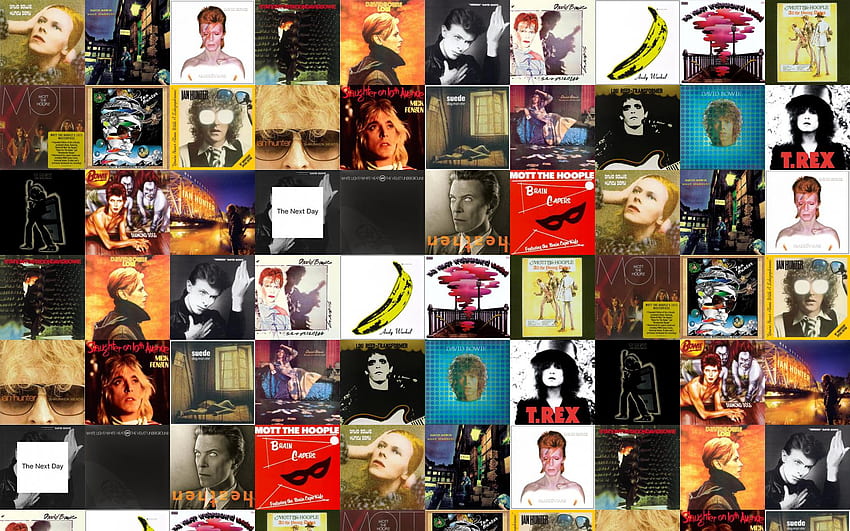 David Bowie Hunky Dory Ziggy Stardust Aladdin Sane « Tiled HD wallpaper