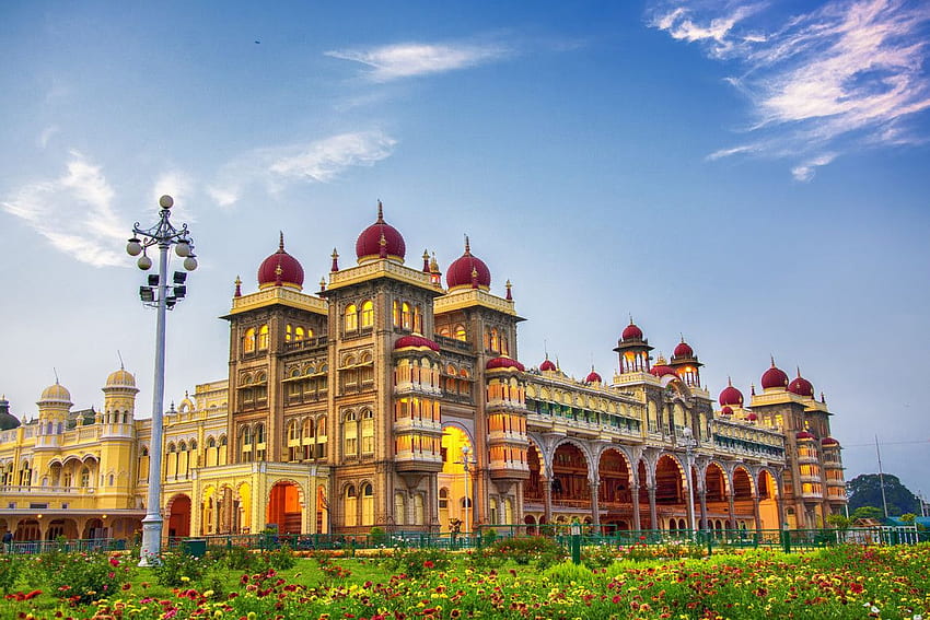 Palácio de Mysore mais visto, Palácio de Bangalore papel de parede HD