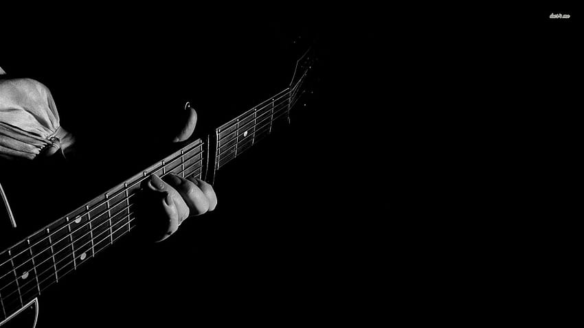 Dunkler Gitarrist, dunkle Musik HD-Hintergrundbild