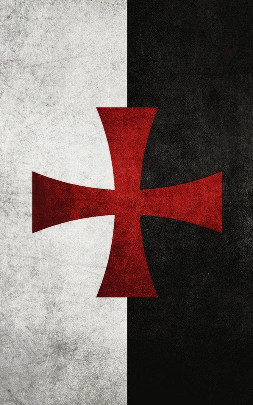 Templariusze, krzyż templariuszy Tapeta na telefon HD