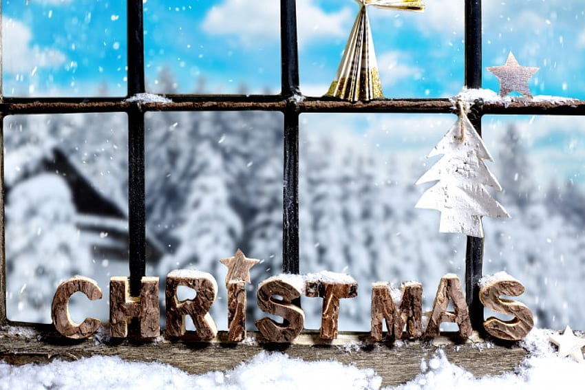 Christmas, merry christmas, magic christmas, xmas HD wallpaper