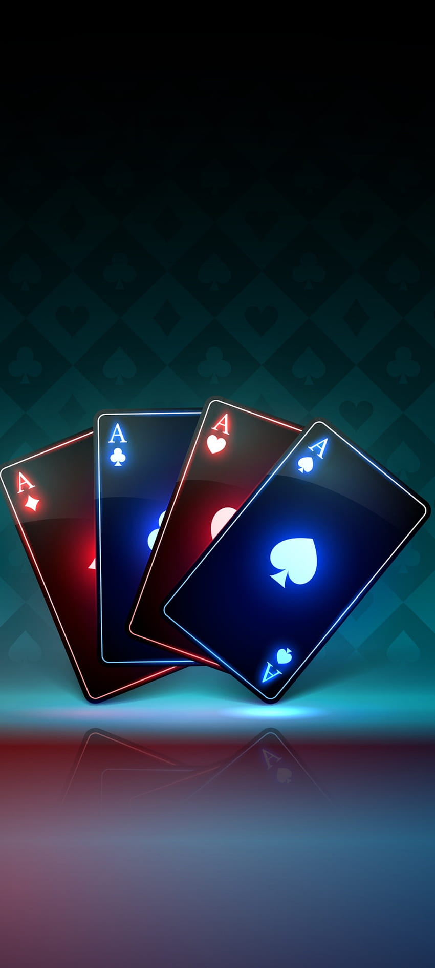 4 of A Kind, electric blue, premium, poker, luxury, Alphabet A, card HD  phone wallpaper | Pxfuel