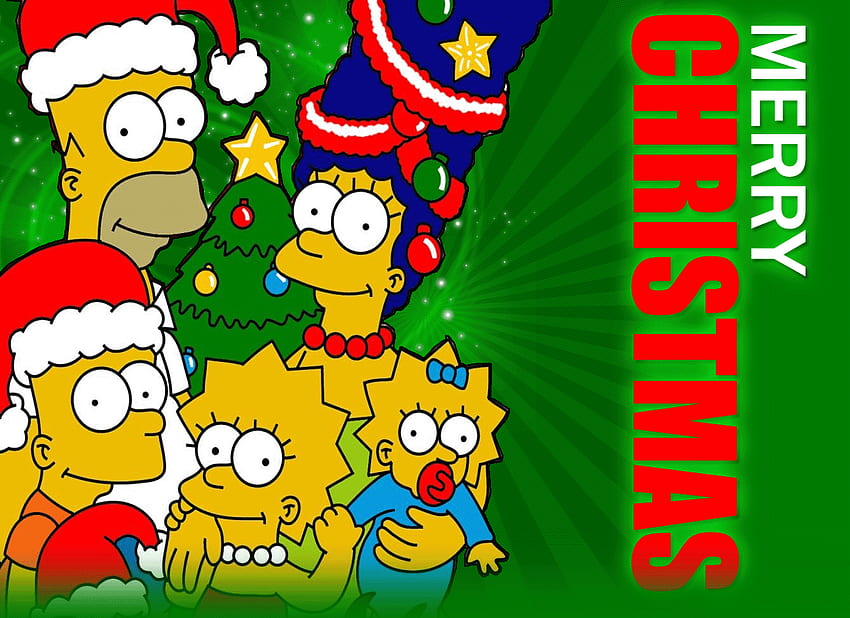 Simpsons Christmas HD wallpaper | Pxfuel