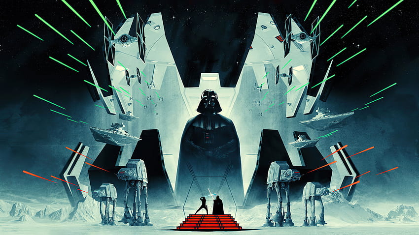 Star Wars: The Empire Strikes Back, arte do filme papel de parede HD