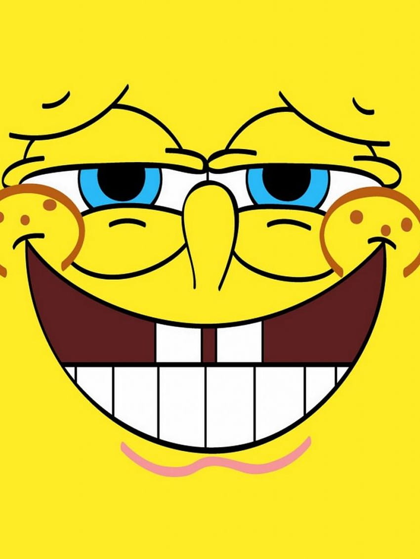 SpongeBob SquarePants Smile Cartoon HD phone wallpaper