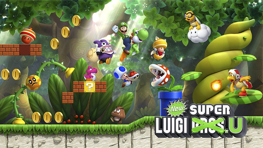 Made a of New Super Luigi U (the source was so it looks pretty good) : gaming HD wallpaper