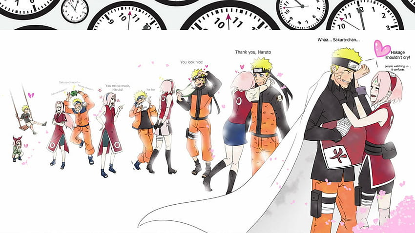 NaruSaku: father time(Completed) - the bloody wars after effect HD wallpaper