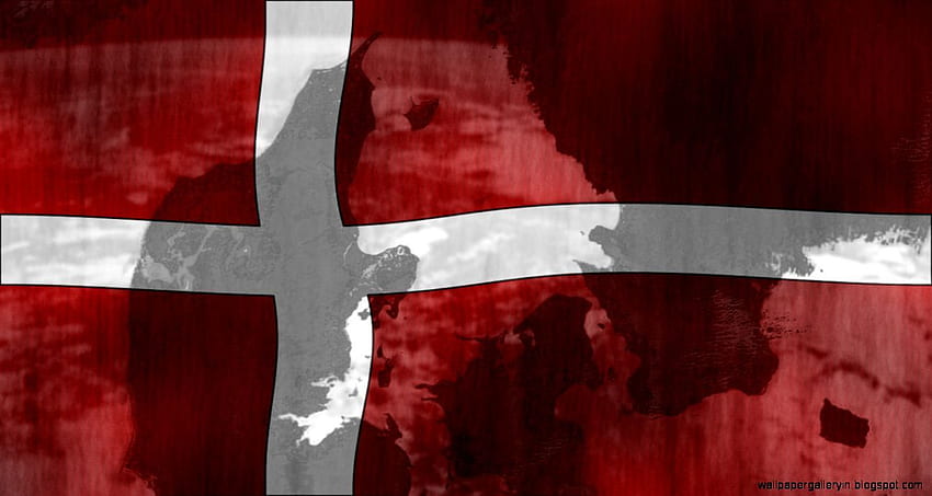 Denmark Flag Dark HD wallpaper