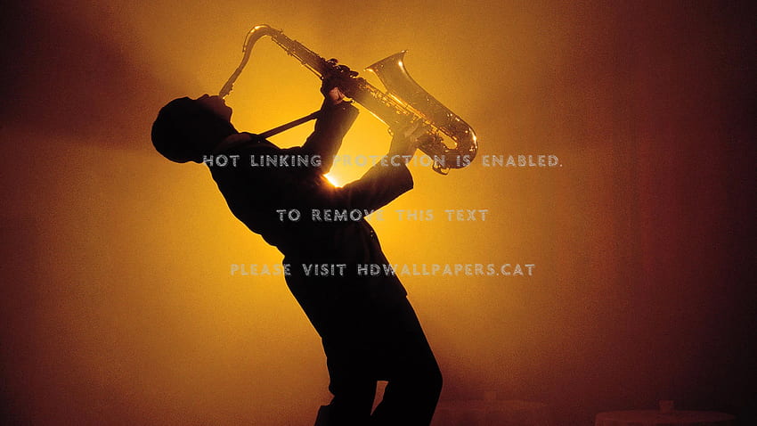 passionierte Sängerin Saxophon liebt Jazzmusik, Jazz HD-Hintergrundbild