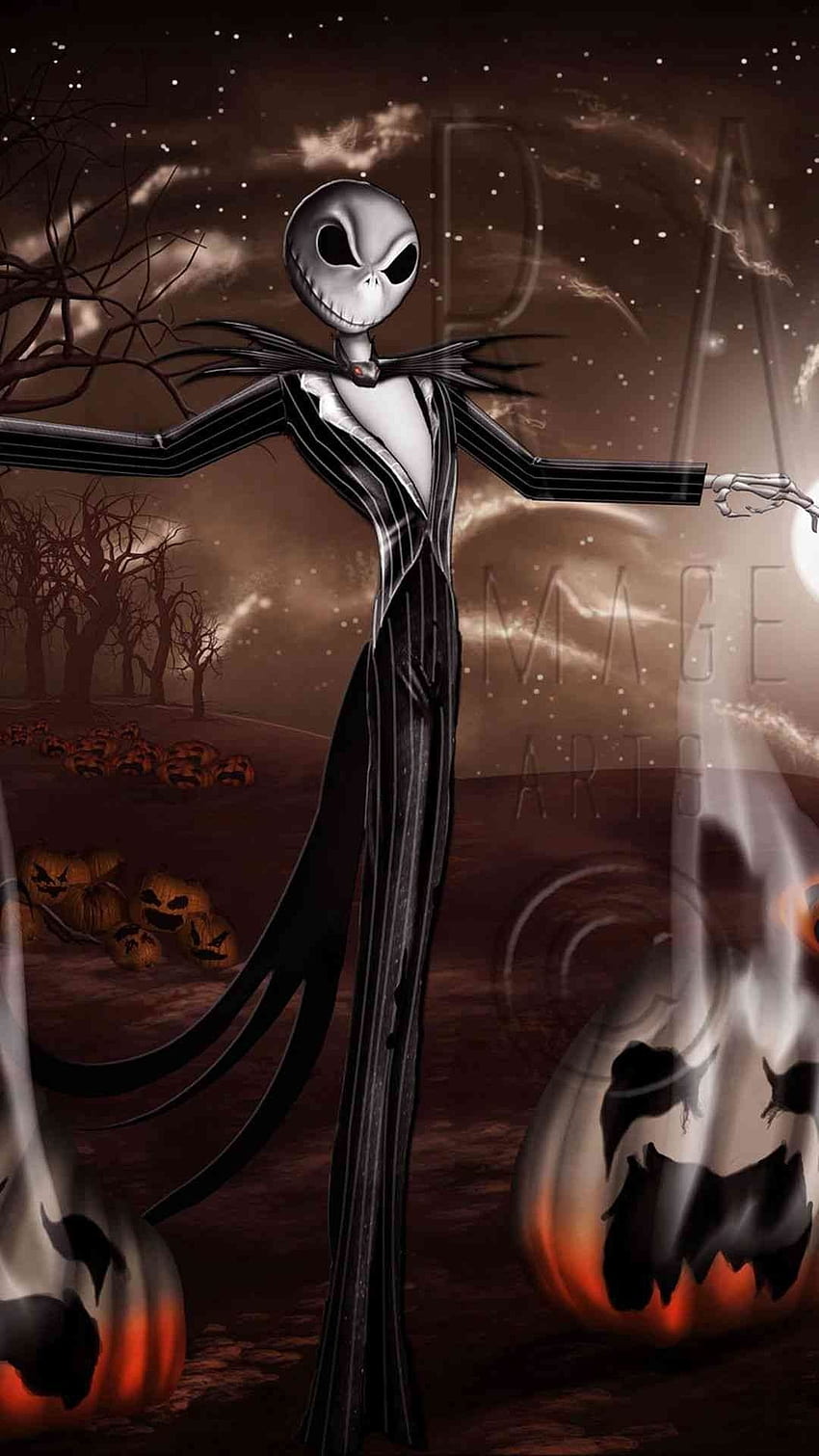 Jack Skellington, Halloween Jack Skeleton HD phone wallpaper