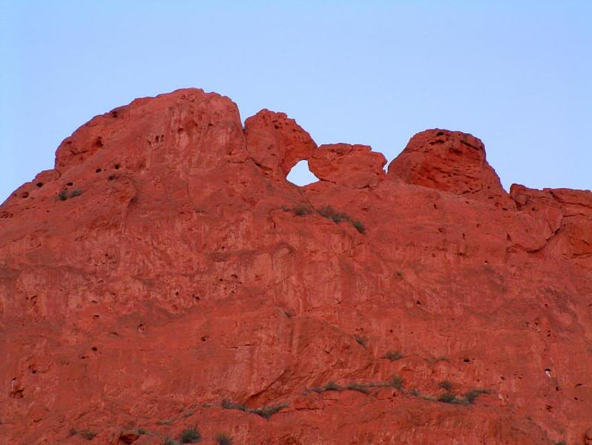 Garden of the Gods, Kissing Camels, camel, sky, canyon, rock HD wallpaper