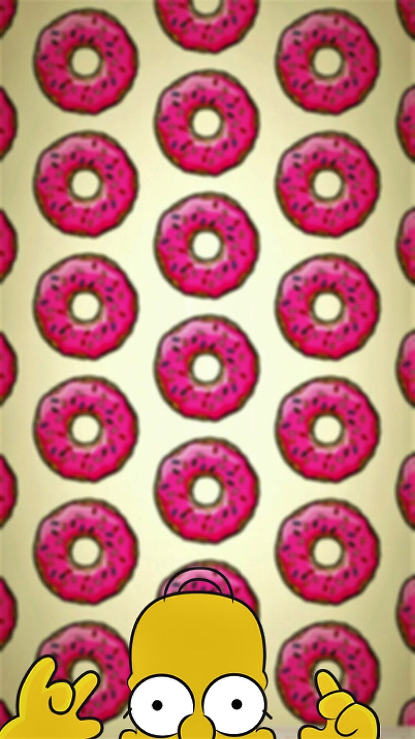 Cartoon Donut, Donut Pattern HD phone wallpaper