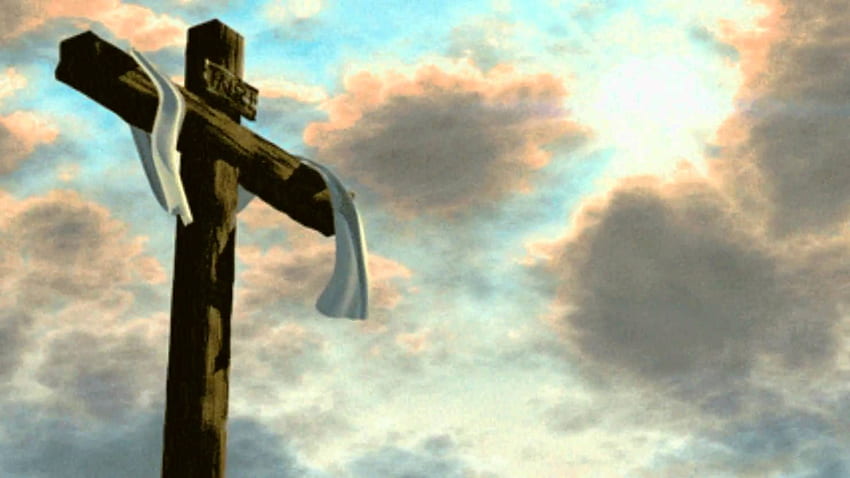 Easter Cross, cross, jesus, christ, easter, religion HD wallpaper