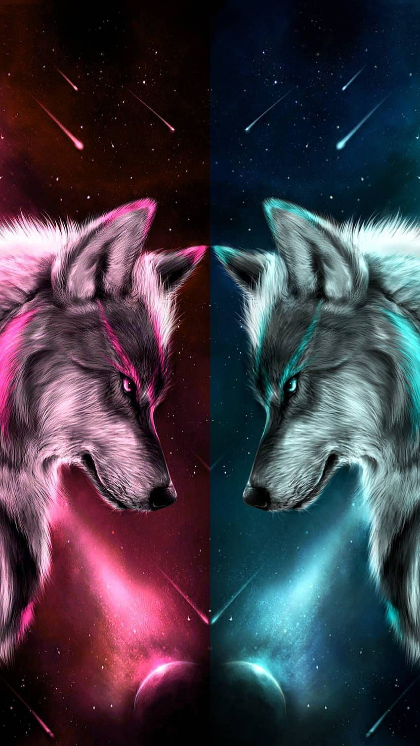 Fantasy Anime. Wolf background, Wolf , Wolf spirit animal, Anime Wolf ...