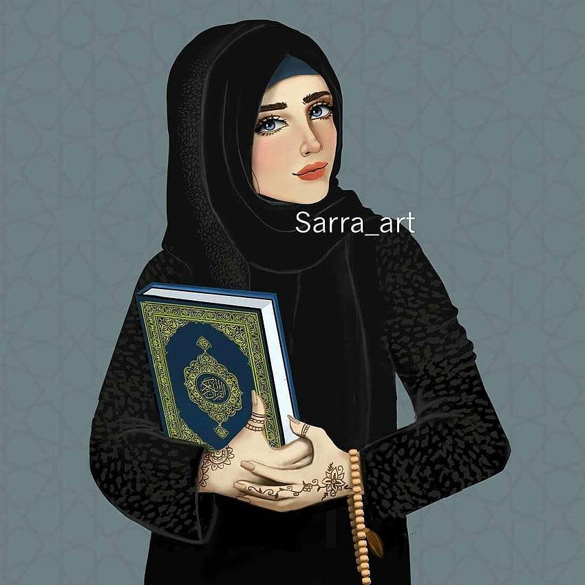 SHOSHANA KELLY DALAM PENGEMASAN. kartun islami, gadis islami wallpaper ponsel HD