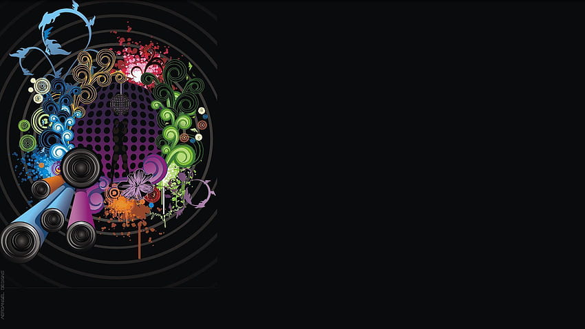 Dance In Best Px Resolutions - Colorful Vector Music Elements - , Awesome Dance HD wallpaper