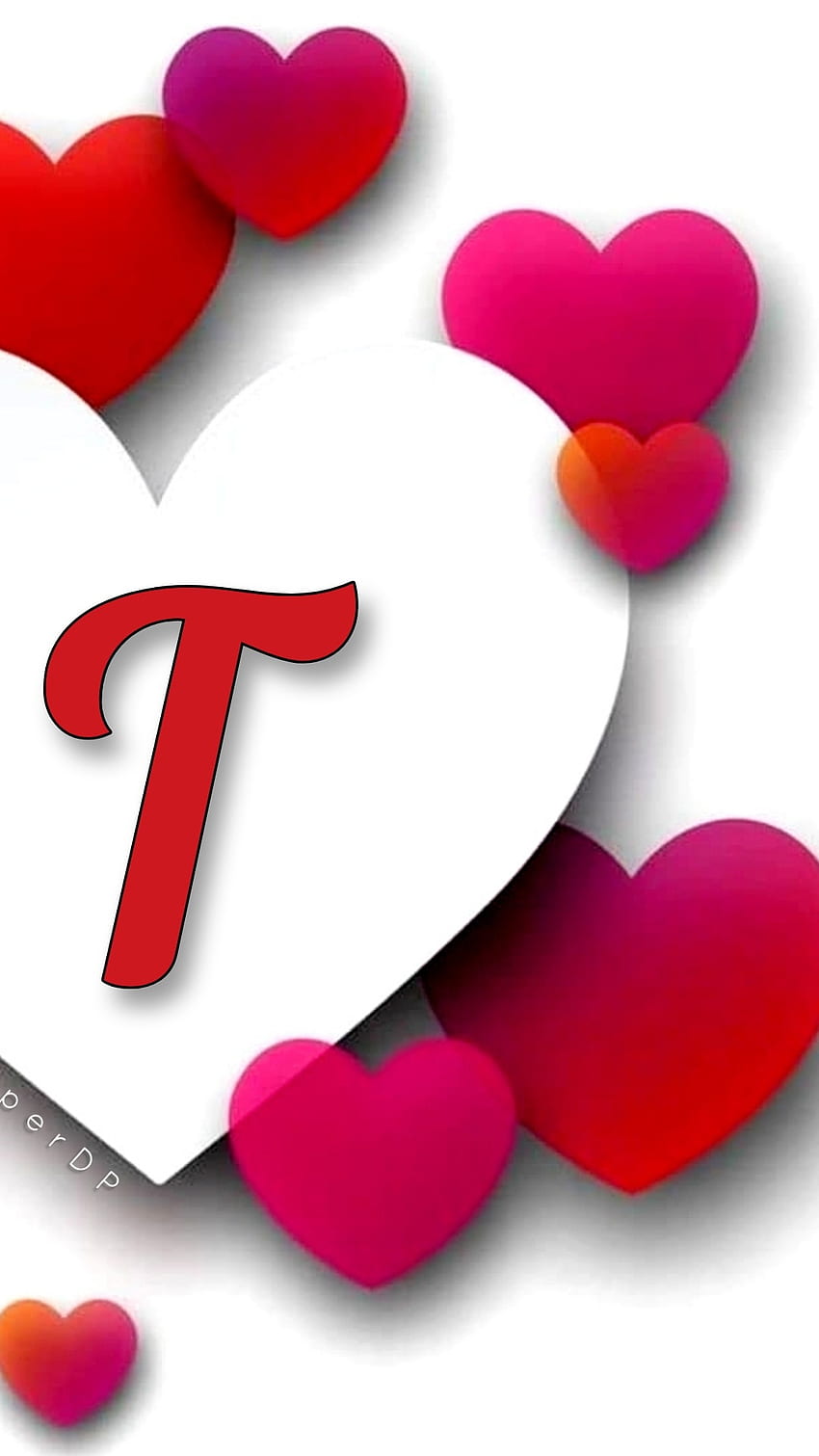 T Letter, Love, Heart HD phone wallpaper | Pxfuel