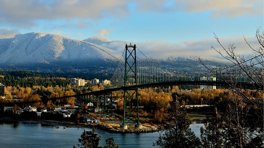 Vancouver-Nord. Vancouver , Île de Vancouver et Vancouver Canada, Vancouver BC Fond d'écran HD