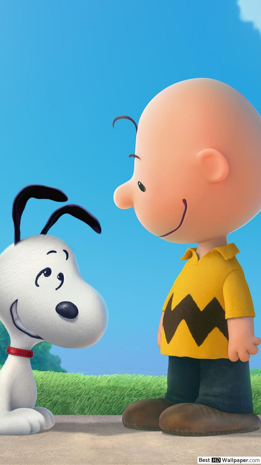Snoopy and Charlie Brown HD phone wallpaper
